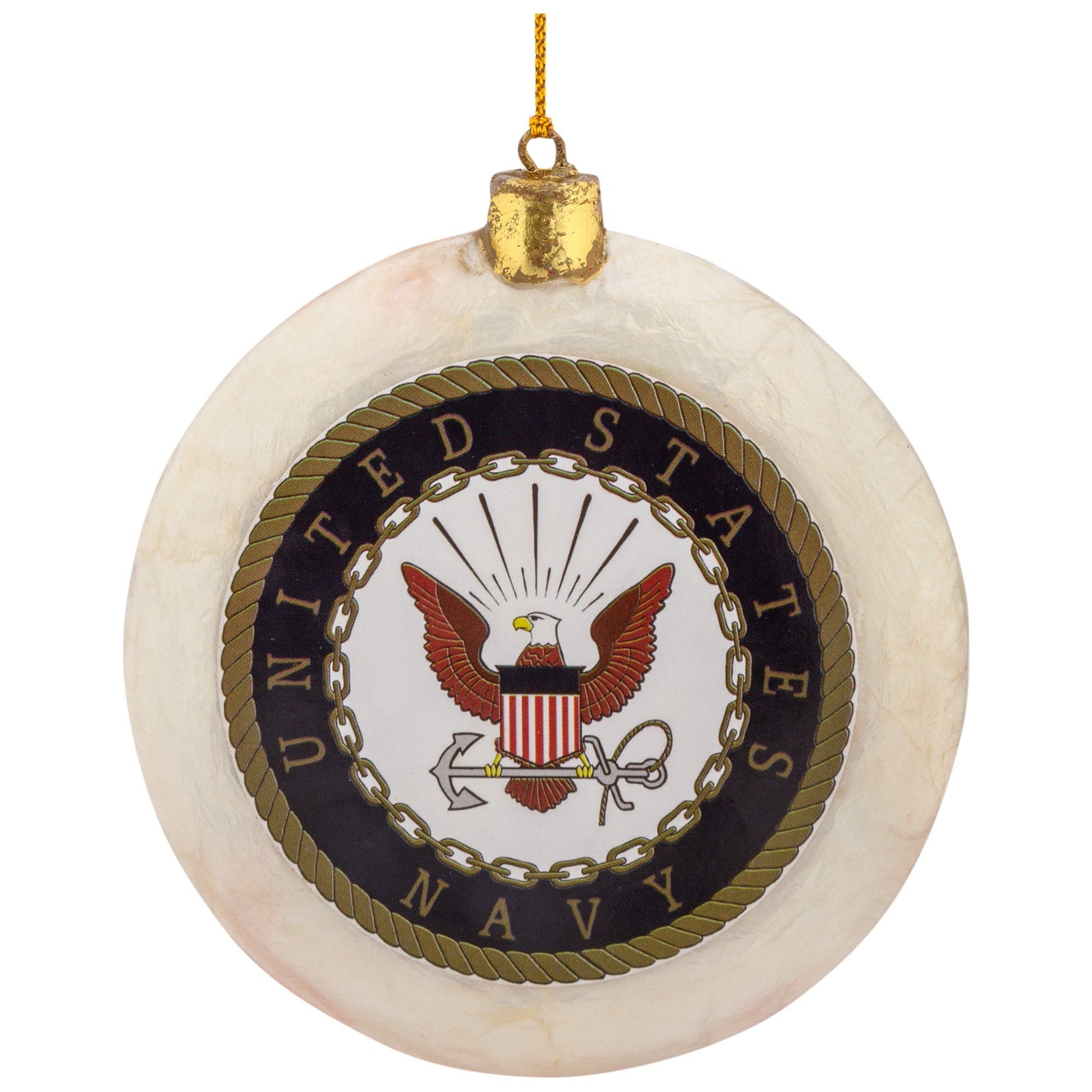 Salute To Service Capiz Ornament