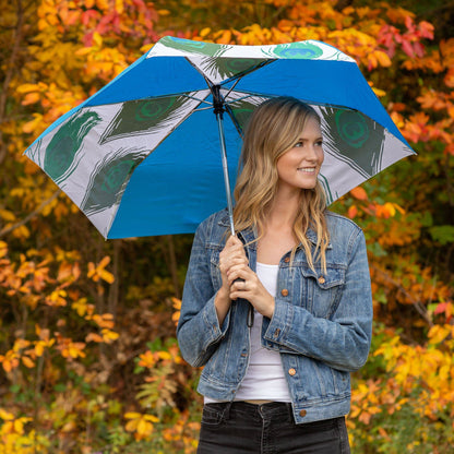 Peacock Splash Umbrella