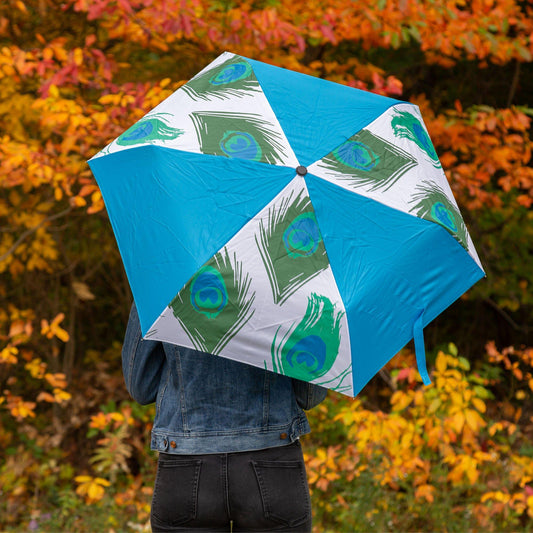 Peacock Splash Umbrella