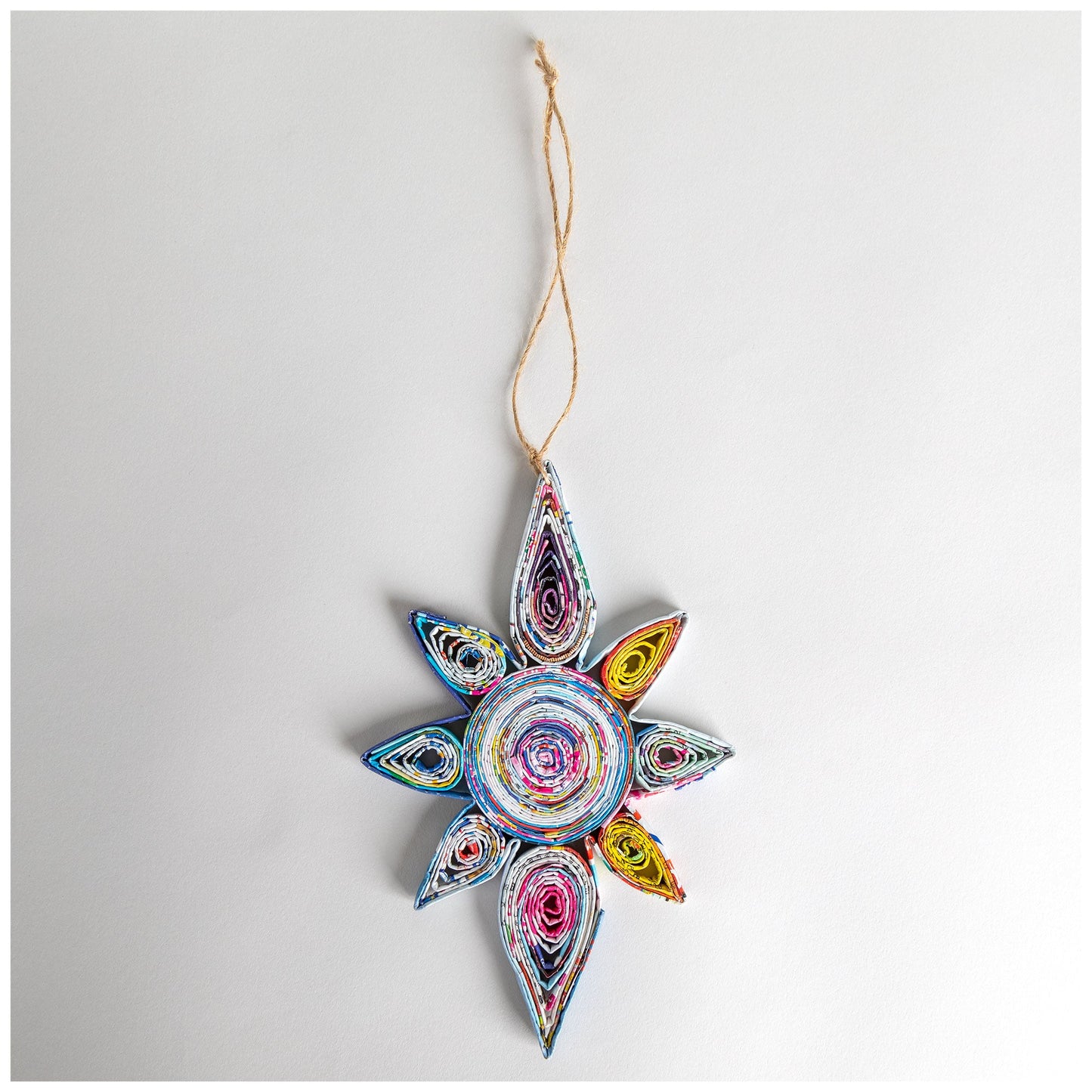 Recycled Magazine Ornament | Handmade, Fair Trade