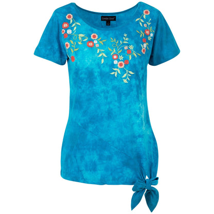 Blue Sky Garden Scoop Neck Tee