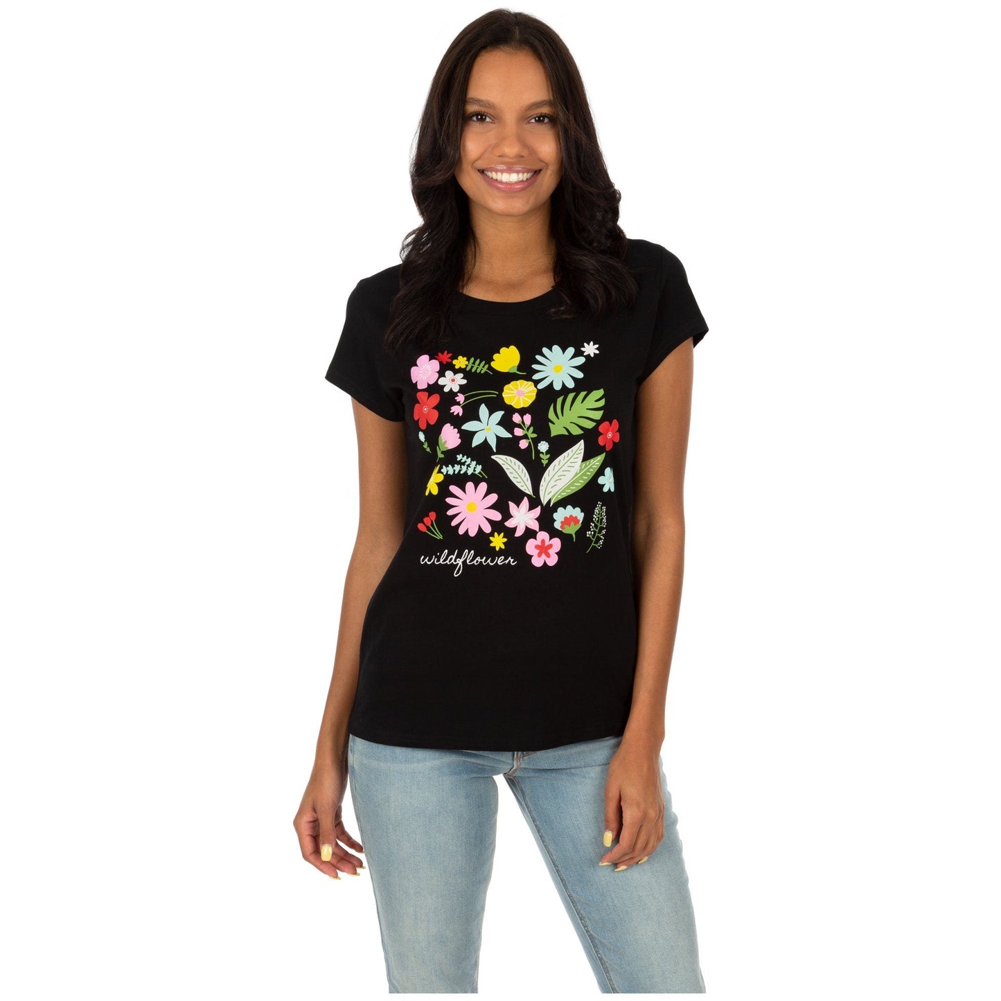 Wildflower Scoop Neck Tee