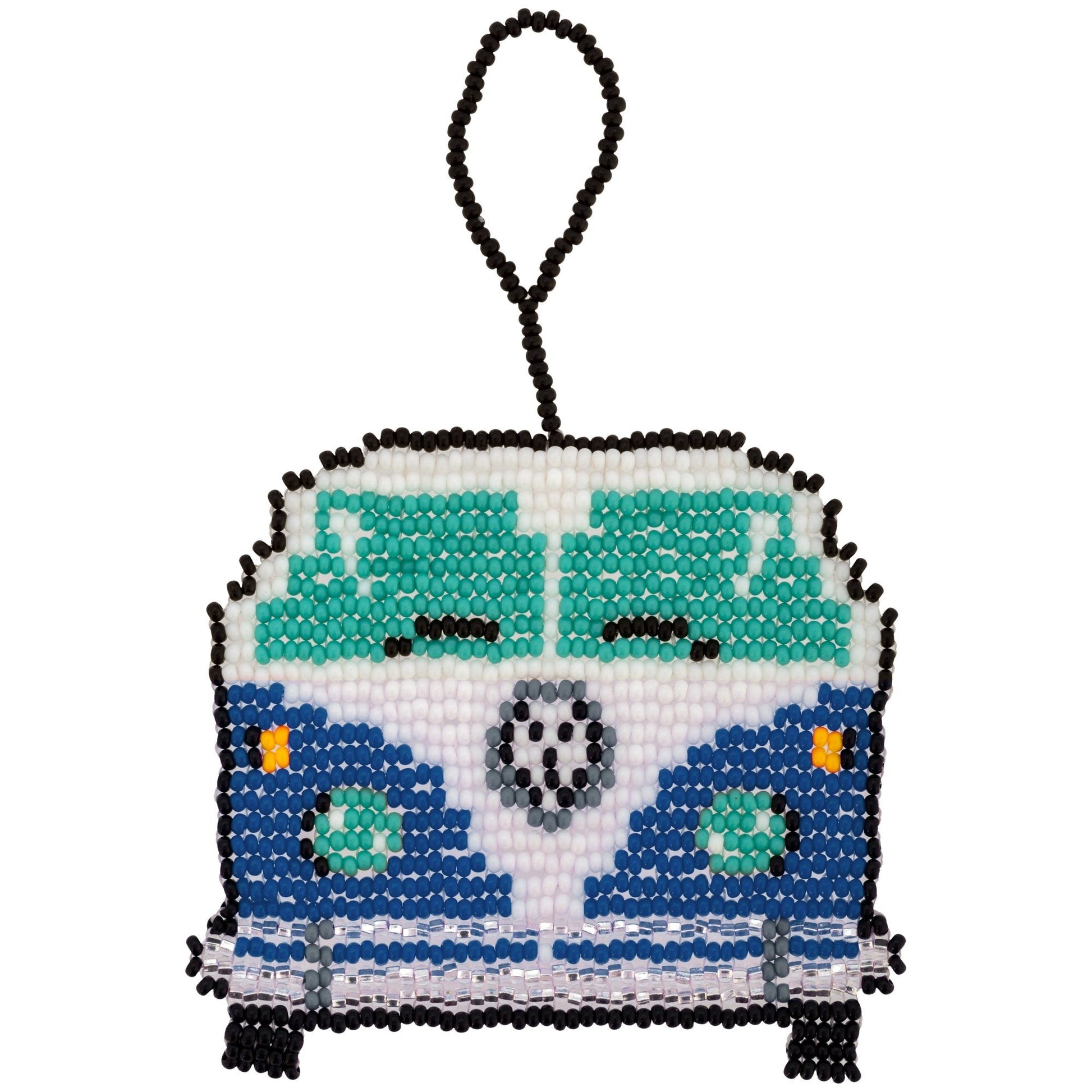 Hippie Van Beaded Ornament