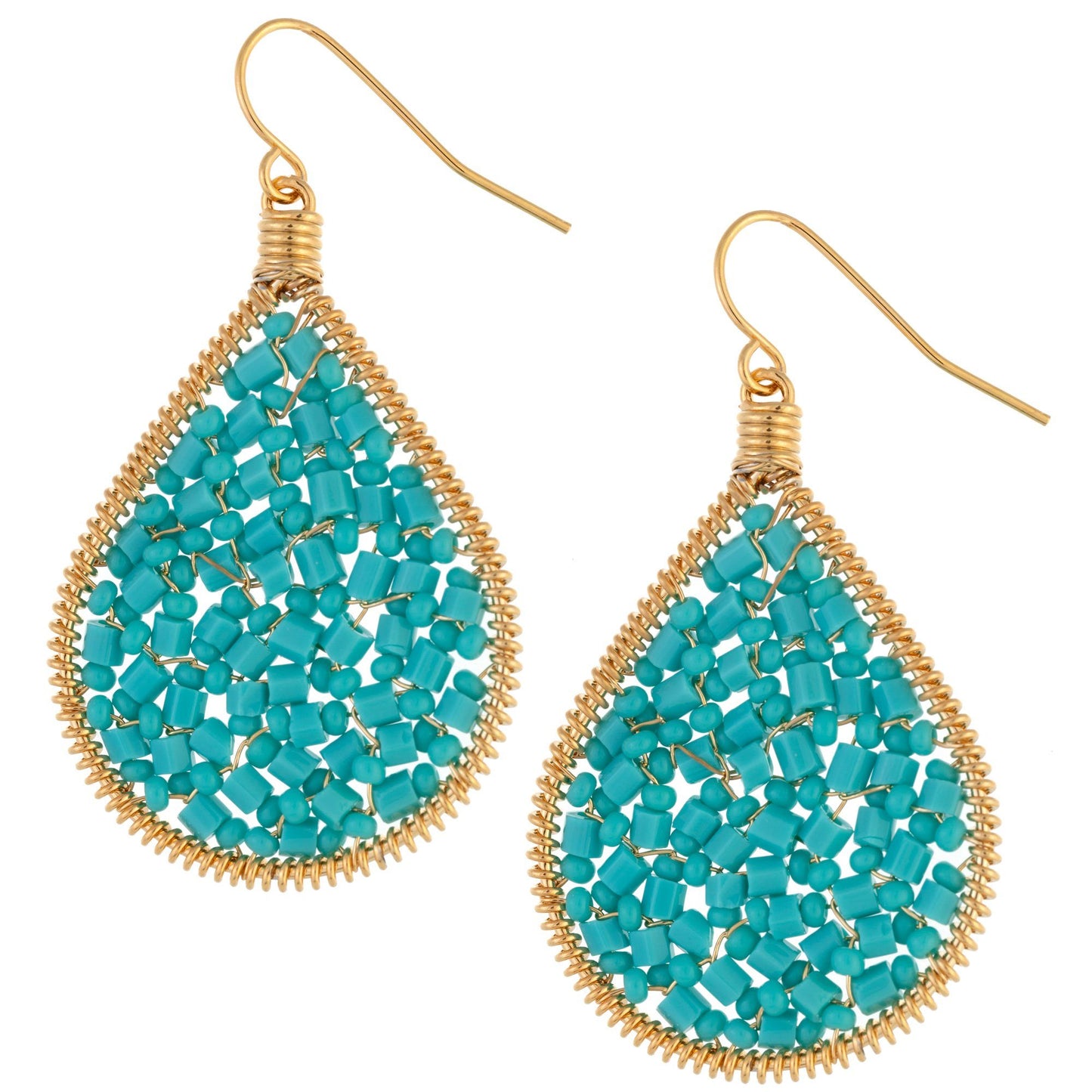 Beaded Dream Gold-Plated Earrings