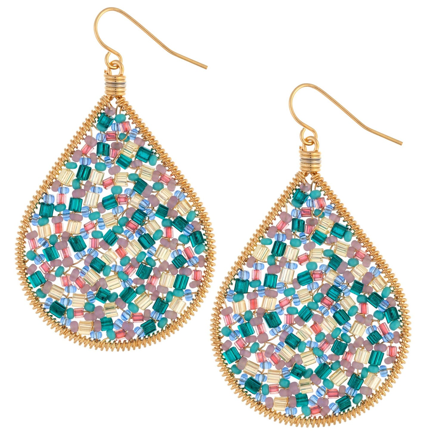 Beaded Dream Gold-Plated Earrings