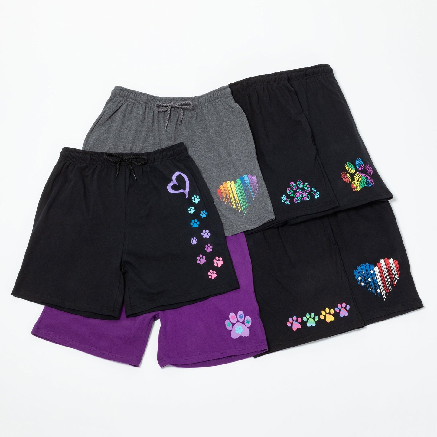 Pawsitively Adorable Casual Shorts