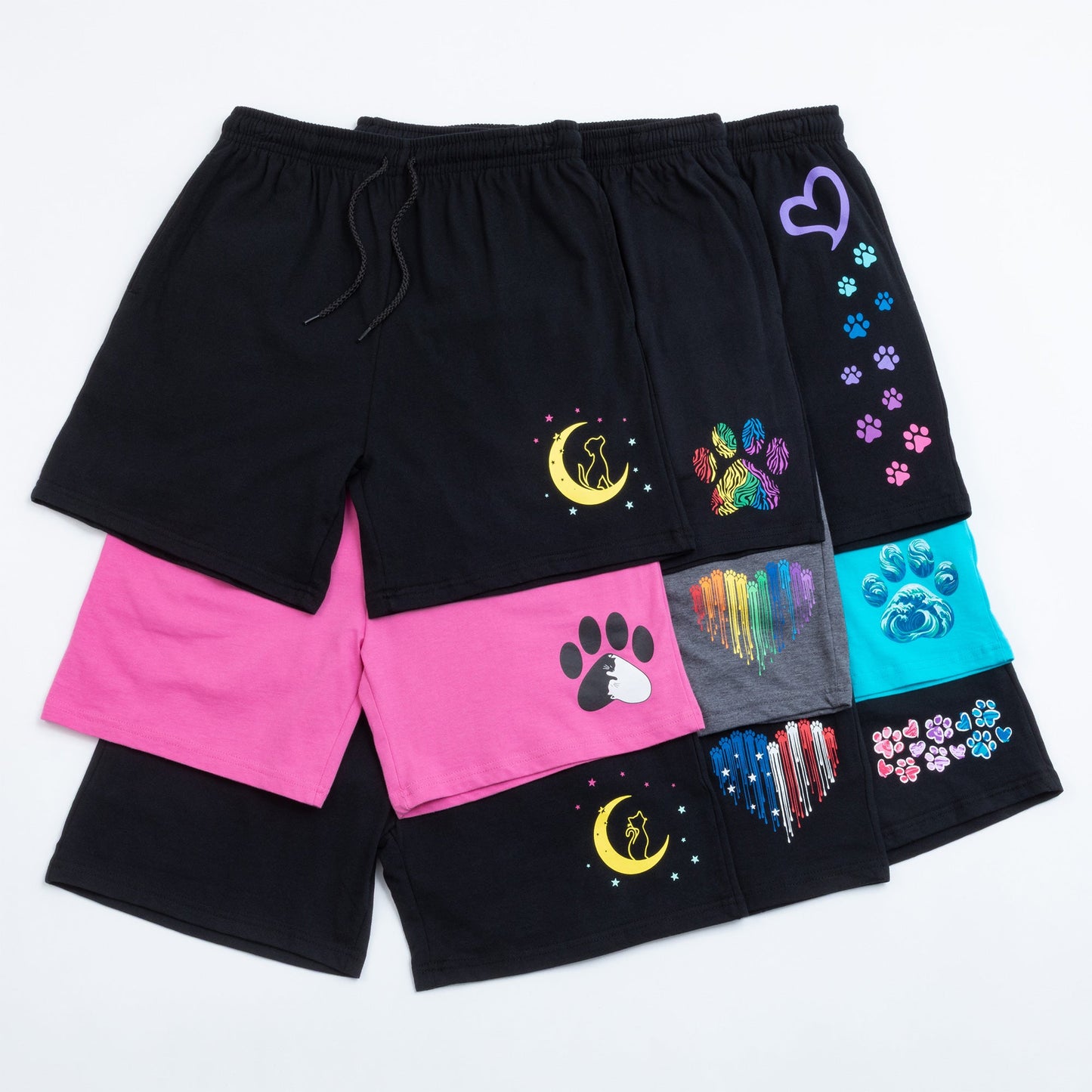 Pawsitively Adorable Casual Shorts