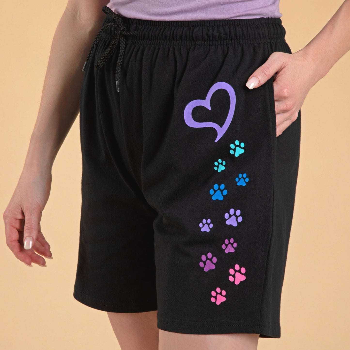 Pawsitively Adorable Casual Shorts