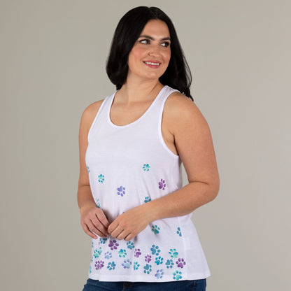 Tumbling Paws Flowy Tank