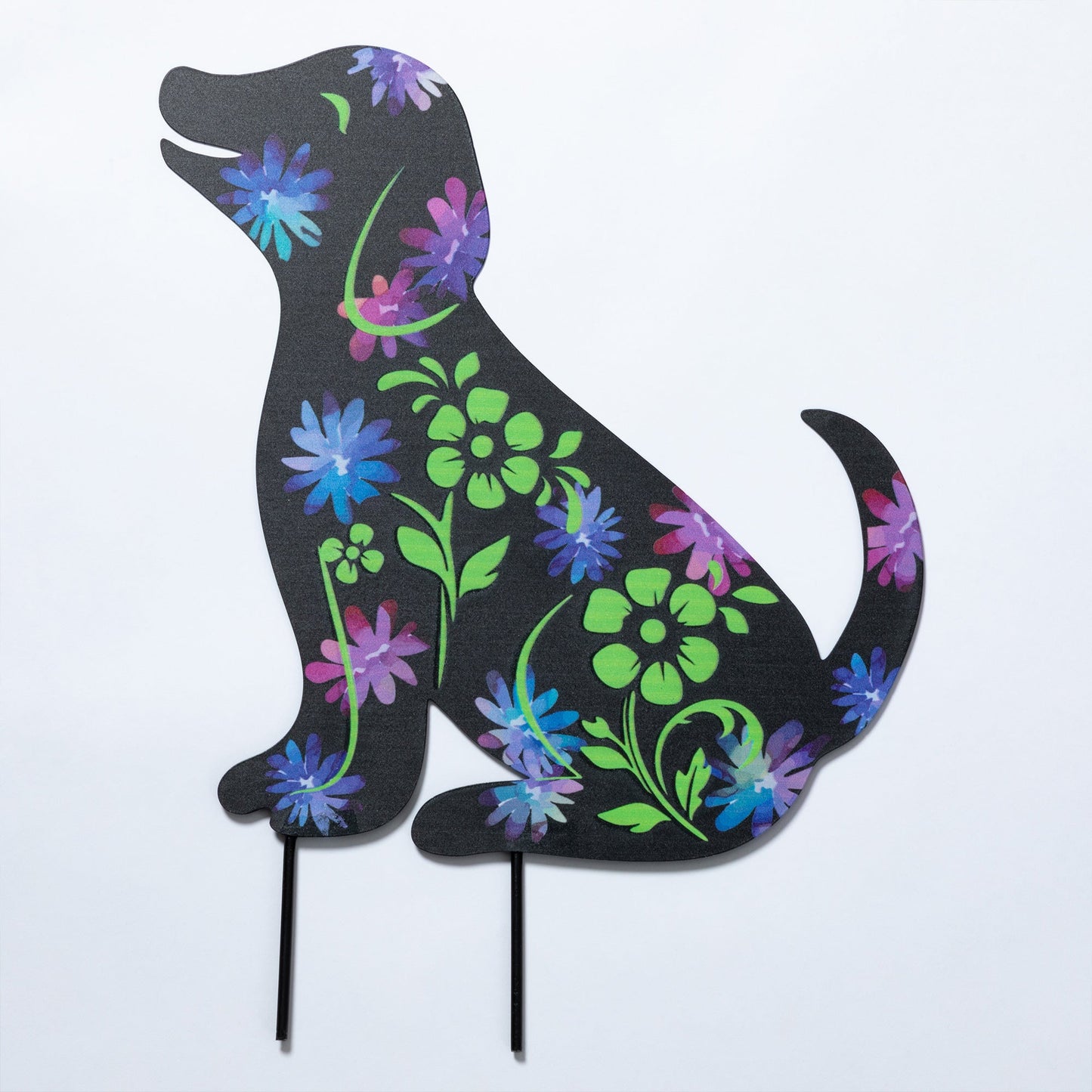 Forever Love Silhouette Garden Stake