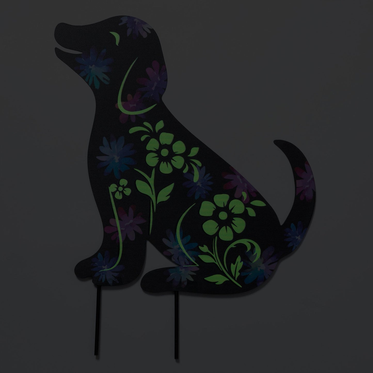 Forever Love Silhouette Garden Stake