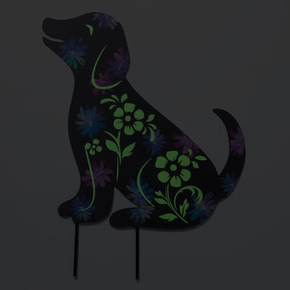 Forever Love Silhouette Garden Stake