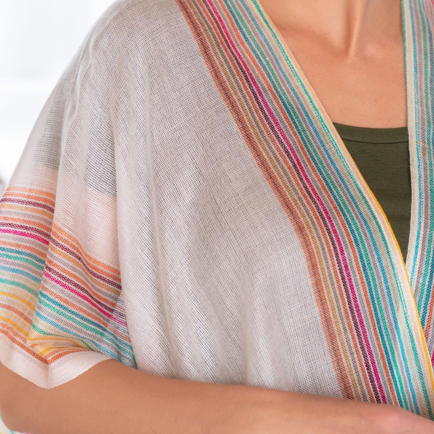 Handwoven Kimono Cover-Up | Fair Trade