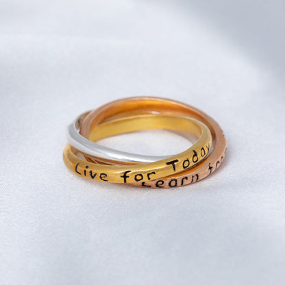 Daily Reminder Trio Fidget Ring