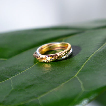 Daily Reminder Trio Fidget Ring