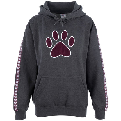 Running Paws Stripe Pullover Hoodie