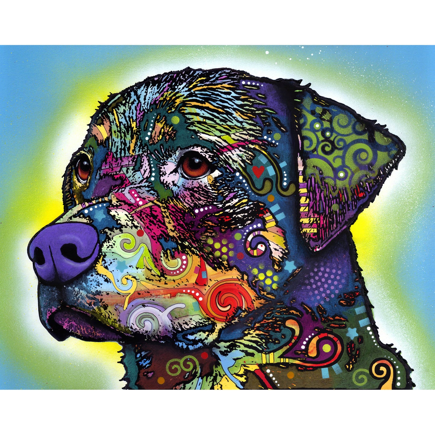 Dean Russo Watermark Dog Print