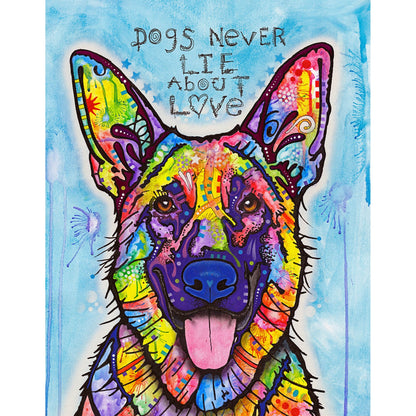 Dean Russo Watermark Dog Print