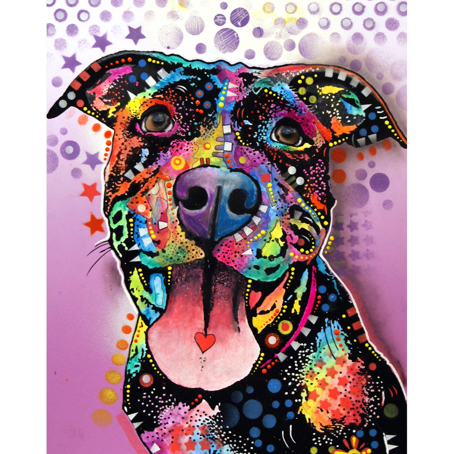 Dean Russo Watermark Dog Print