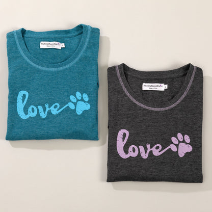 Love Paw Thermal Long Sleeve Top