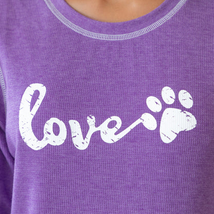 Love Paw Thermal Long Sleeve Top