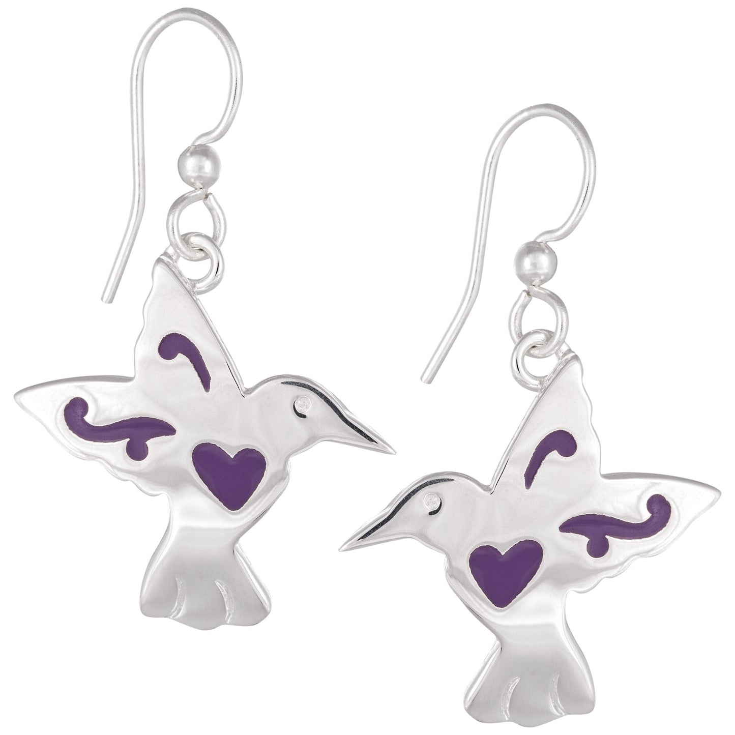 Whimsical Hummingbird Earrings