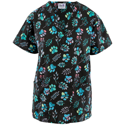 Pawsitivley Lovely Scrub Top