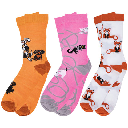 Furry Friends Cozy Bamboo Socks