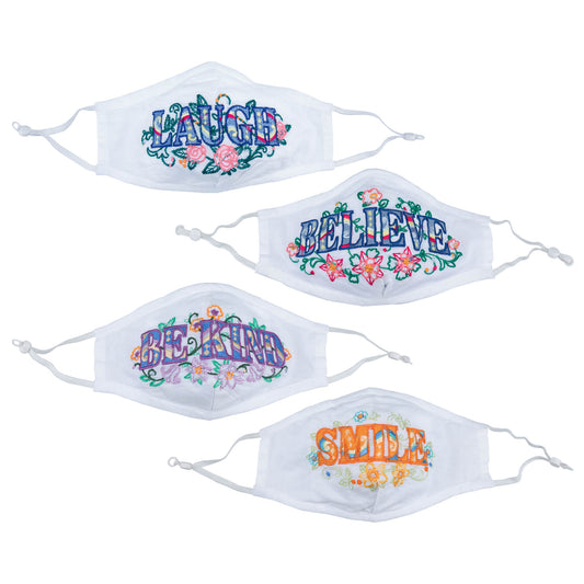 Read My Lips Embroidered Face Mask