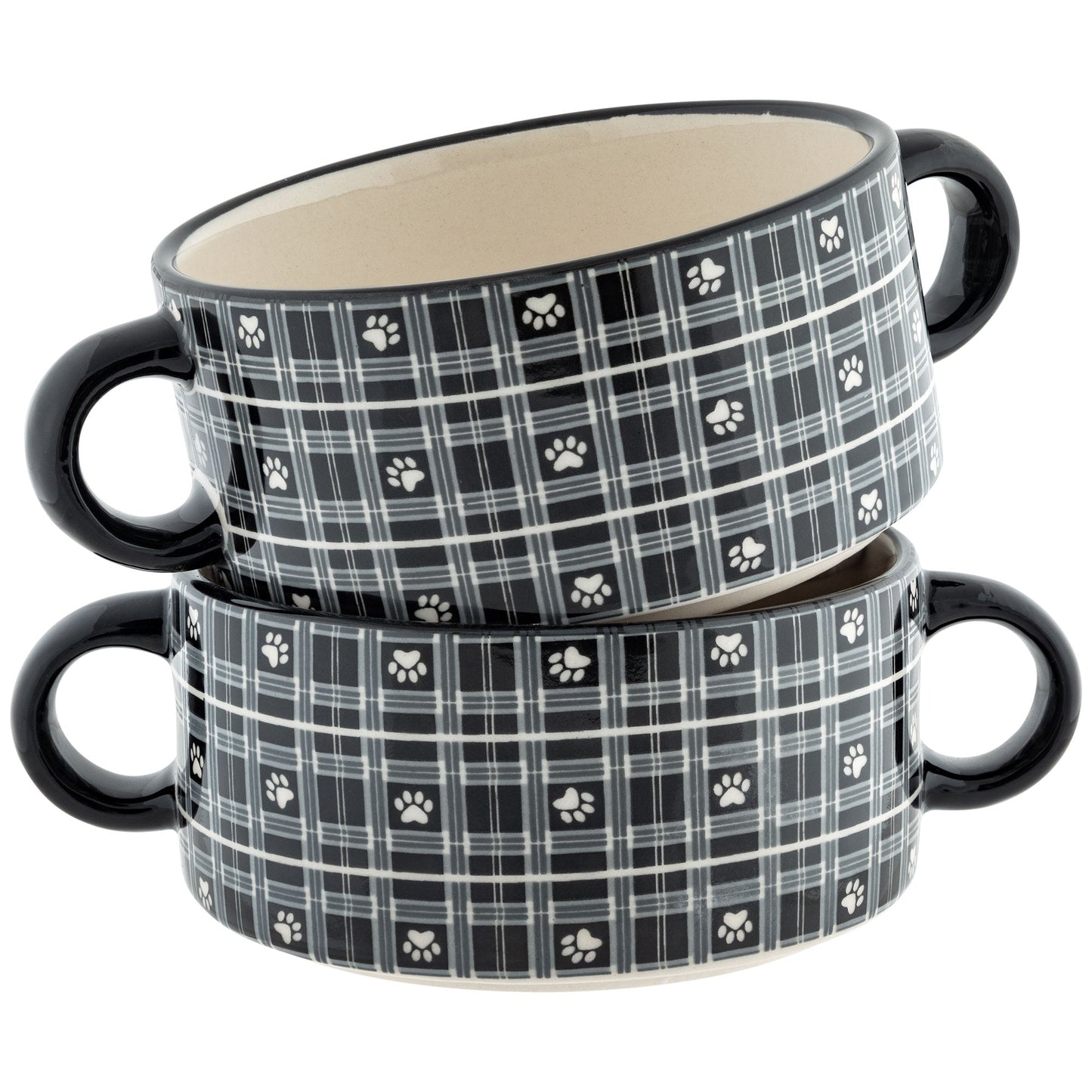 Double Handle Soup Cups - Set of 2