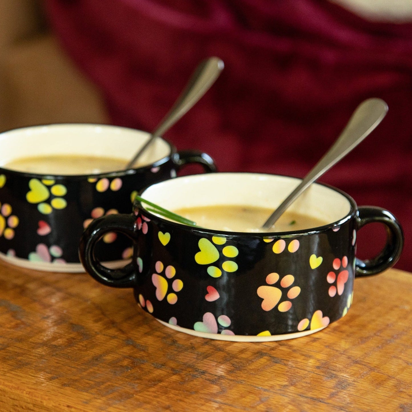 Double Handle Soup Cups - Set of 2