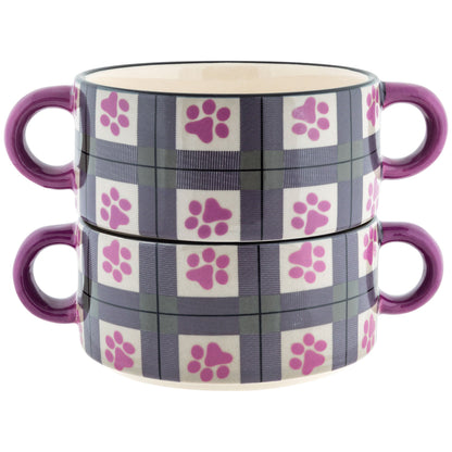 Double Handle Soup Cups - Set of 2