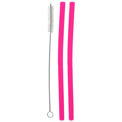 Silicone Straw Set with Brush