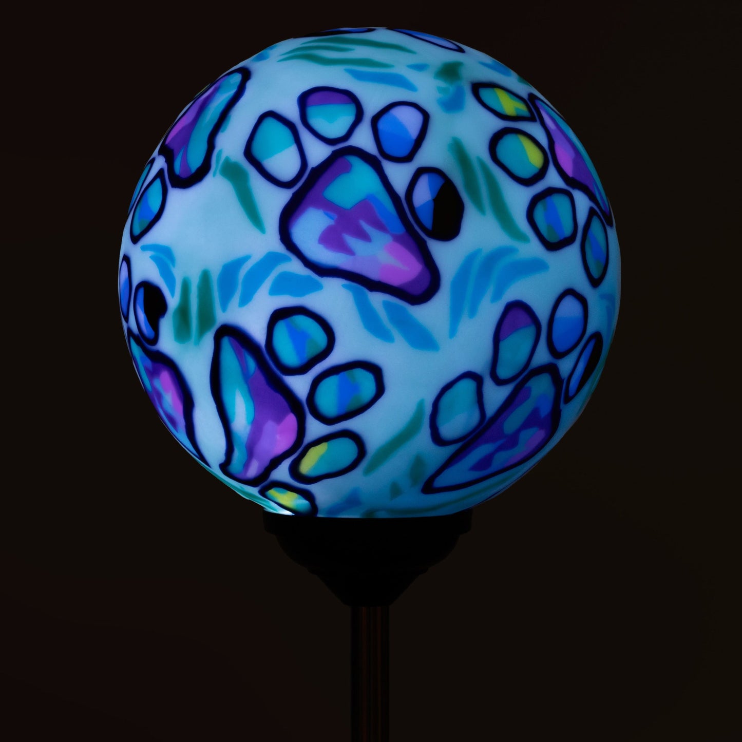 Pawsitively Beautiful Solar Garden Stake