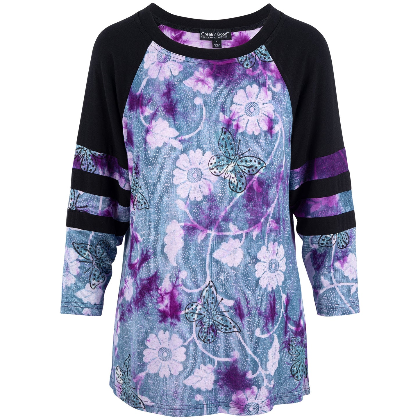 Butterflies in Bloom Raglan Top