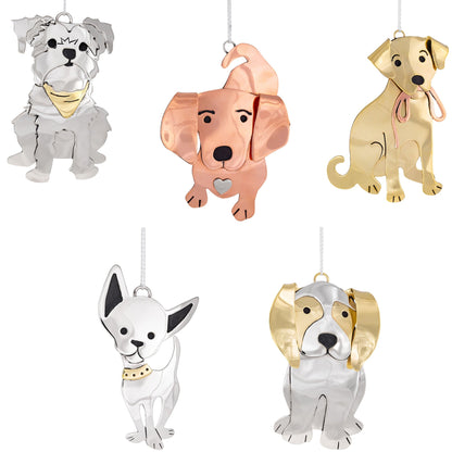 Dog Breed Mixed Metal Ornament | Handmade, Fair Trade