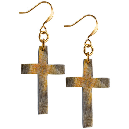 Faith Cross Earrings