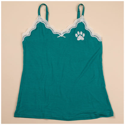 Paw Print Camisole Short Set