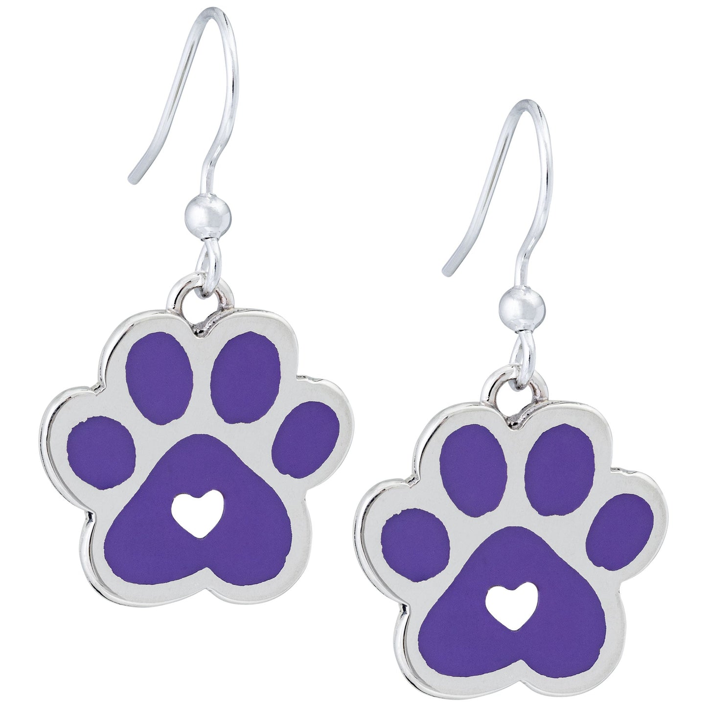 Paw Print Beats In My Heart Earrings