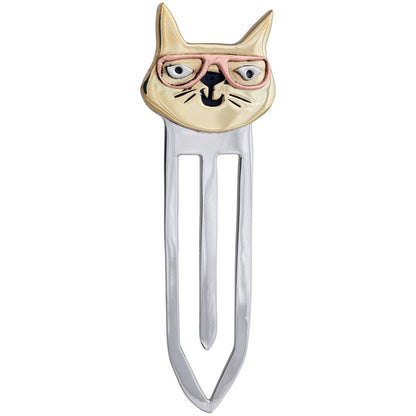 Pet Book Lover Mixed Metal Bookmark