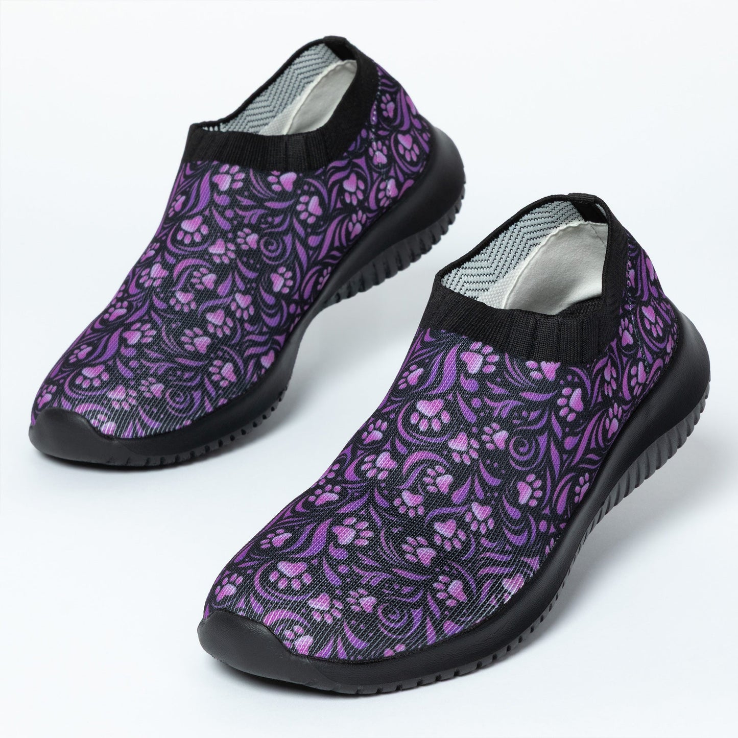 Purple Paw Flex Walking Shoes