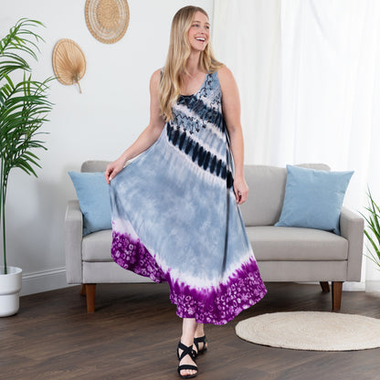 Just My Stripe Tie-Dye Long Dress | Fair Trade
