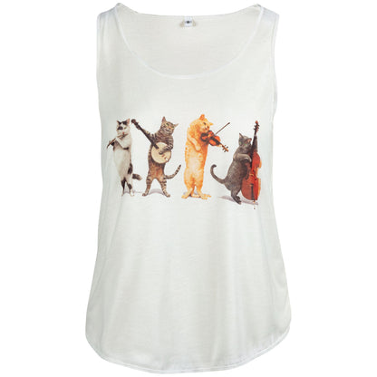 Musical Cats Tank Top