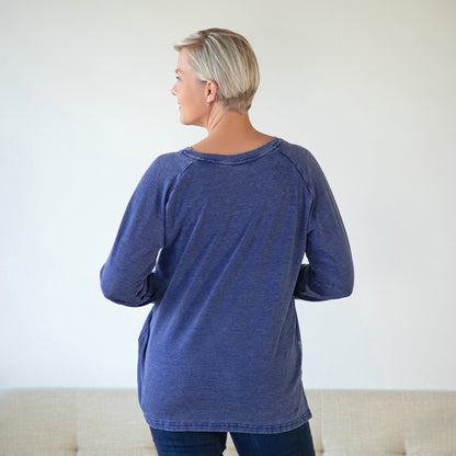 Tumbling Paws Burnout Crew Neck Sweatshirt | Fair Trade