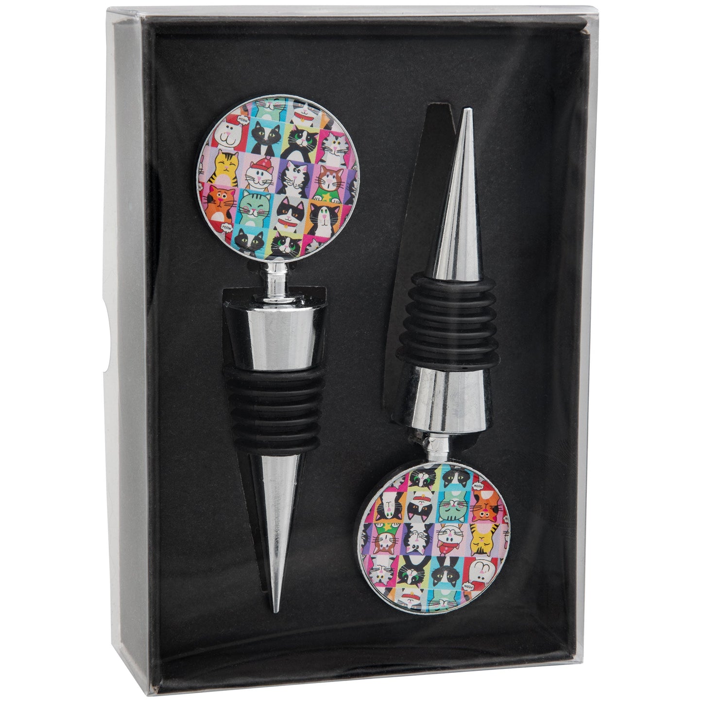 Pet Portrait Wine Stopper - Set of 2