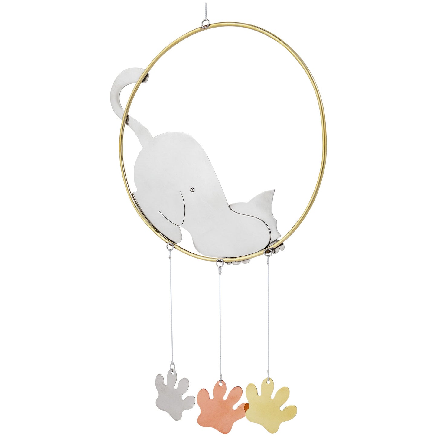 Playful Pet Mixed Metal Wind Chime