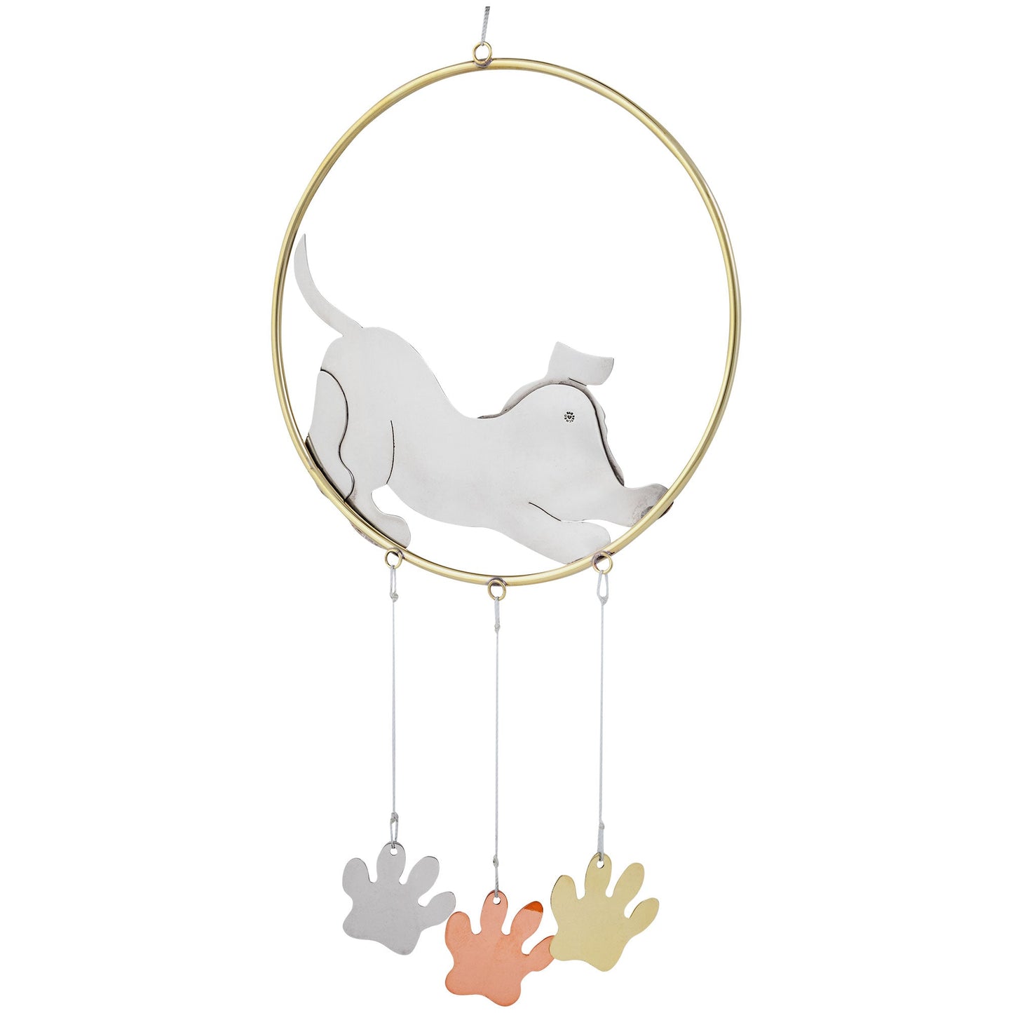 Playful Pet Mixed Metal Wind Chime