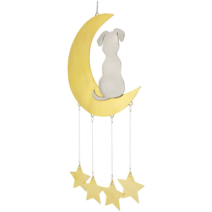 Moonlight Dog Mixed Metal Wind Chime