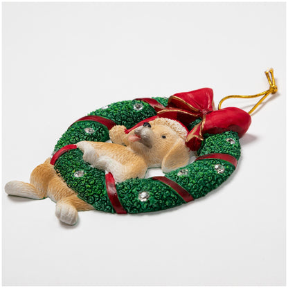 Merry Christmas Wreath Ornament