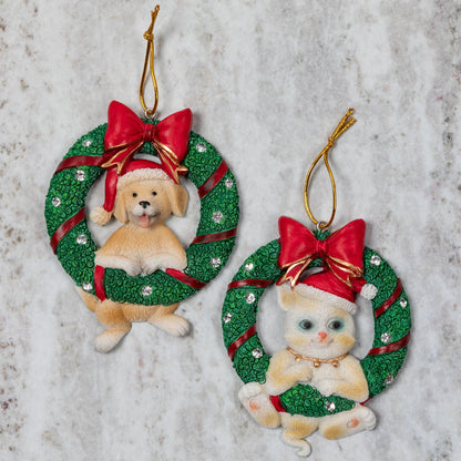 Merry Christmas Wreath Ornament